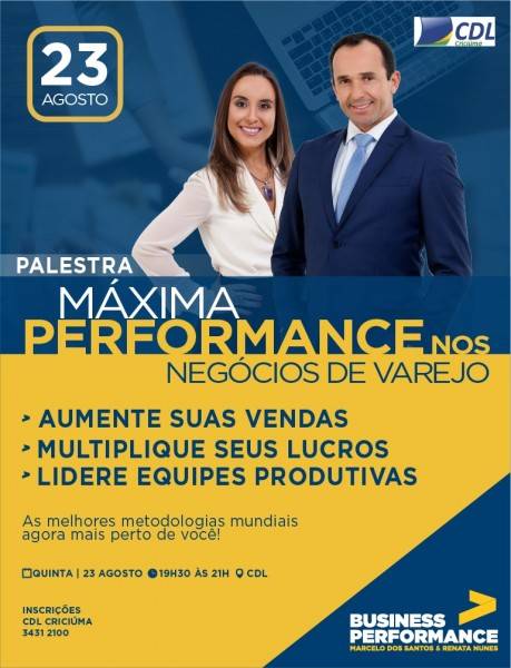 Palestra gratuita na CDL de Criciúma aborda aumento de vendas e liderança no varejo — foto 1