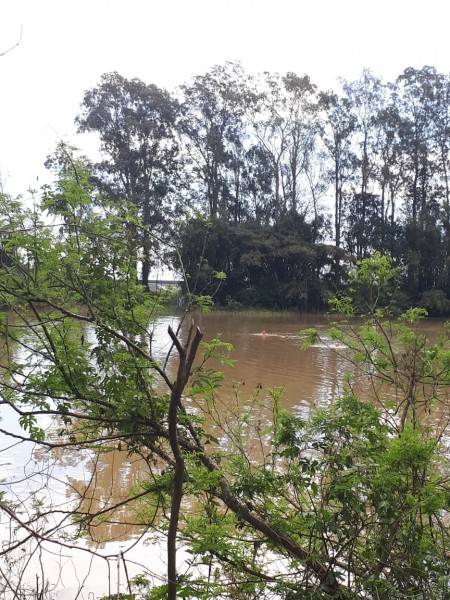 Equipes de resgate procuram por homem no Rio Araranguá — foto 3