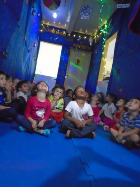 Sistema solar e planeta terra são temas de projeto de Grupos 4 do CEI Afasc Pingo de Gente — foto 1
