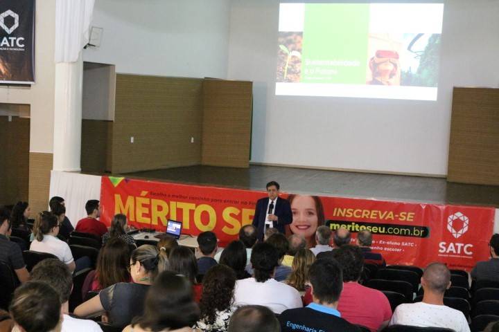 Assessor da CNI fala sobre Objetivos de Desenvolvimento Sustentável na Satc — foto 1