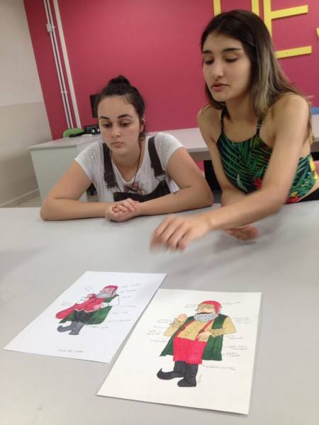 Moda natalina: Alunas de Design de Moda criam novos trajes de Papai Noel — foto 2