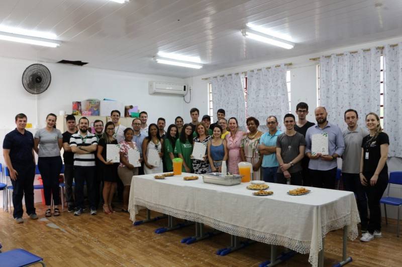 Estudantes da Satc finalizam instalação elétrica em escola municipal — foto 8