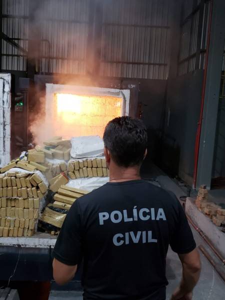 Polícia Civil incinera droga apreendida — foto 2