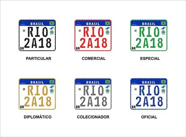 Fica para julho o novo modelo de placas do Mercosul — foto 2