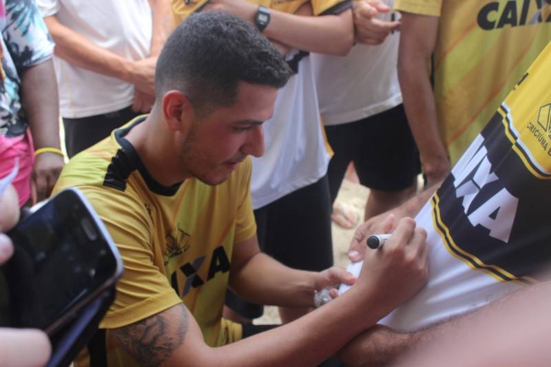 Domingo de treino do Criciúma no palco do Praião e apoio da torcida no Rincão — foto 26