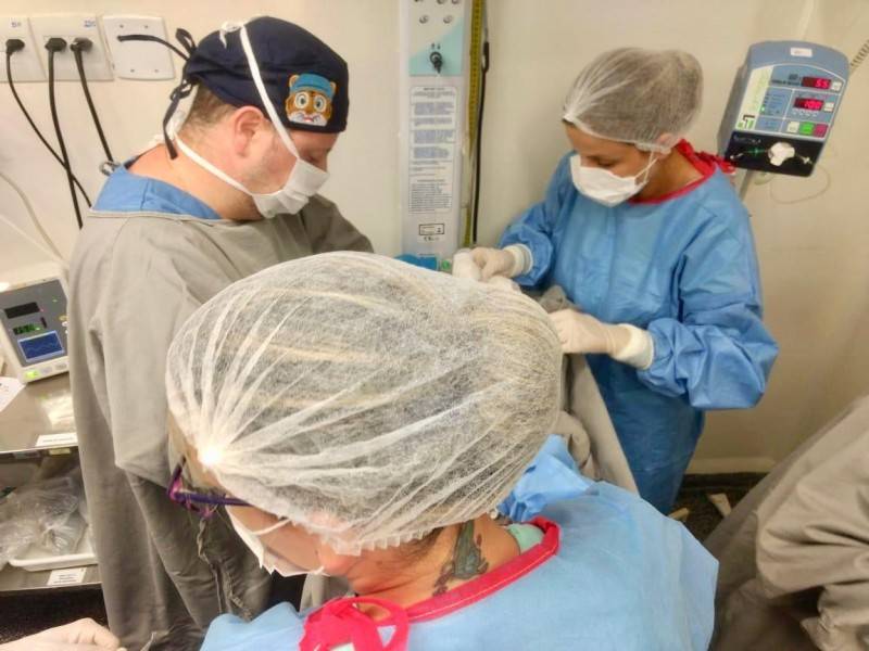 Cirurgia inédita é realizada na UTI Neonatal em Araranguá — foto 1