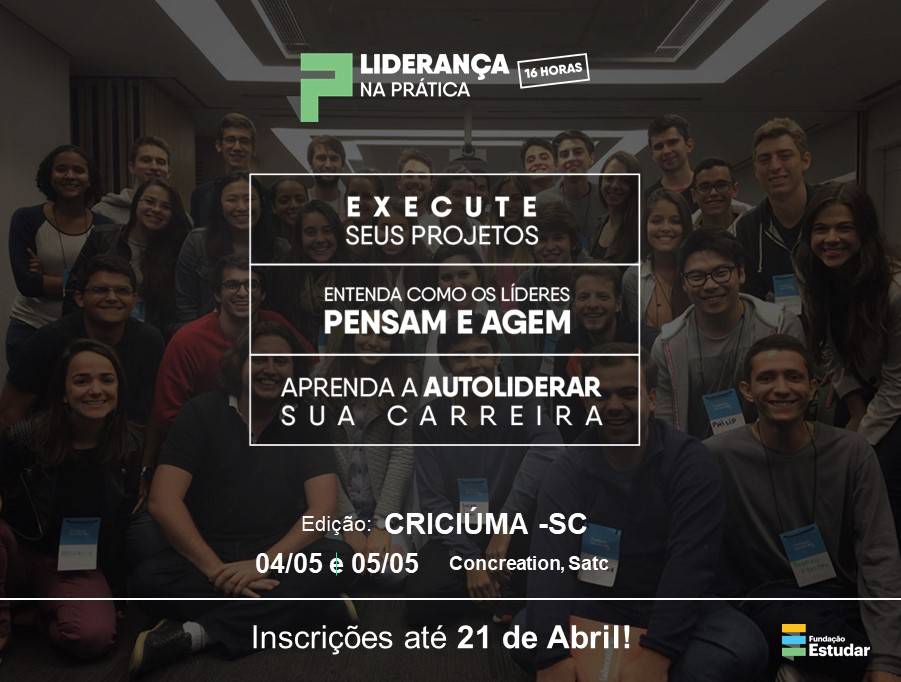 Curso realizado em todas as capitais do Brasil e até fora do país chega a Criciúma — foto 1