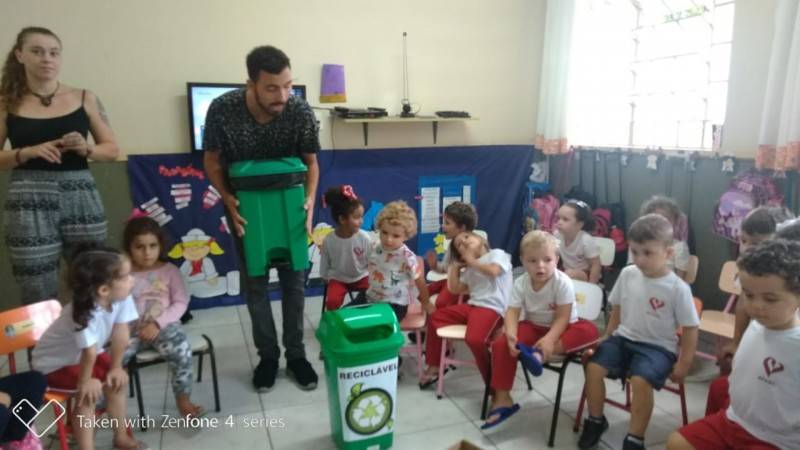 Projeto macro, leva aula de meio ambiente para o CEI Afasc Carmela Benedet Casagrande — foto 6