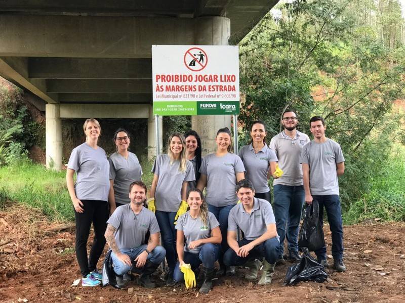 Aproximadamente 100kg de resíduos recicláveis são retirados das ruas — foto 1