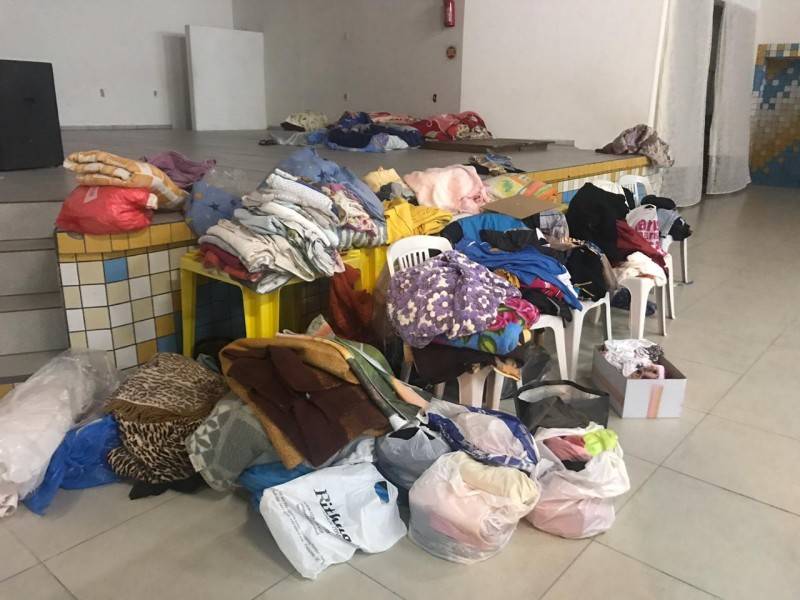 Após fortes chuvas, famílias estão desabrigadas em Criciúma — foto 1