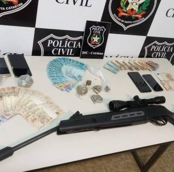 Polícia Civil prende envolvidos em tráfico de 1,7 tonelada de maconha — foto 1