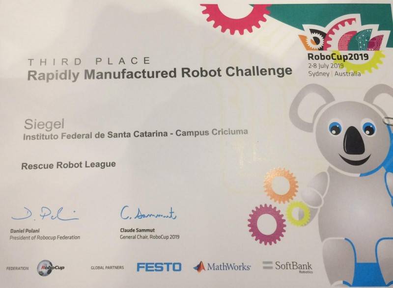 Robocup: estudantes do IFSC conquistam 3º lugar em competição disputada na Austrália — foto 1
