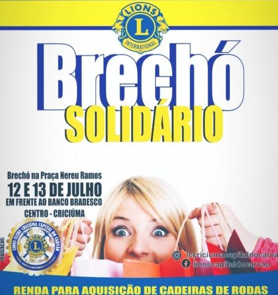 Caixa Solidária reforça Brechó Solidário promovido pelo Lions Clube Criciúma Capital do Carvão — foto 1