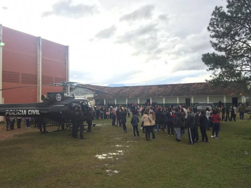 Escola do Guatá recebe comboio educativo da Polícia Civil — foto 1