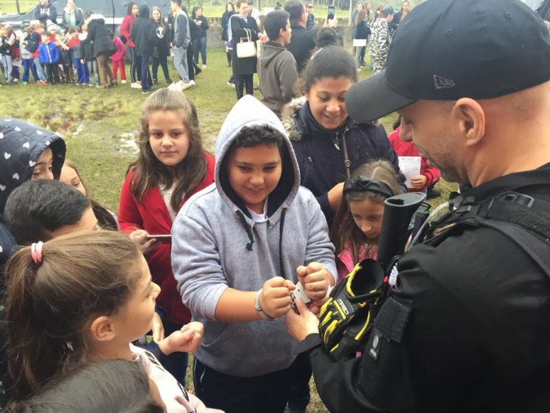 Escola do Guatá recebe comboio educativo da Polícia Civil — foto 2