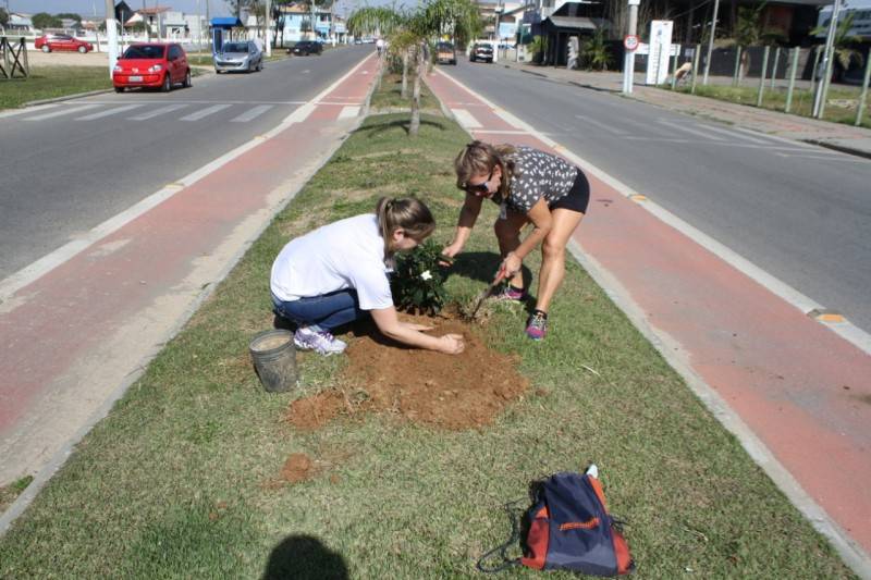 Voluntários se preparam para chegada da primavera no Balneário Rincão — foto 4