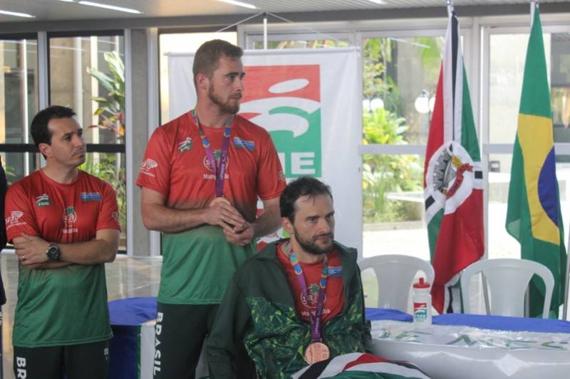 Tarde de recepção e homenagem aos medalhista dos Jogos Parapan-Americanos — foto 1