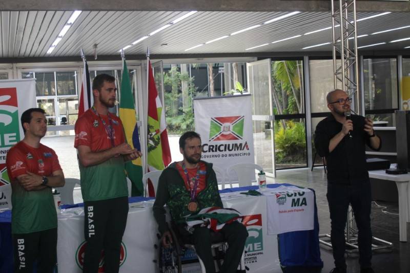 Tarde de recepção e homenagem aos medalhista dos Jogos Parapan-Americanos — foto 2