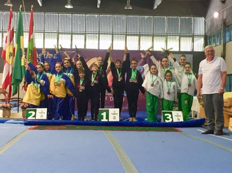 Ginástica artística de Criciúma conquista bronze na Olesc — foto 1
