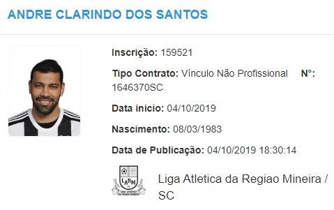 Ex-Seleção Brasileira, André Santos reforça o AEC no regional da Larm — foto 1