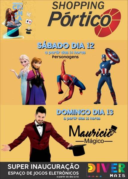 Shopping Pórtico prepara dois dias de diversão para as crianças — foto 1