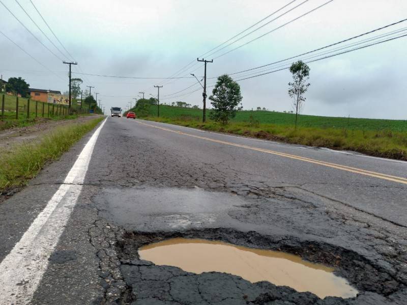 Os perigos da precária rodovia Governador Jorge Lacerda — foto 2
