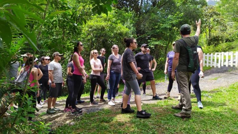 Funcionários de Morro da Fumaça fazem trilha em Treviso — foto 11
