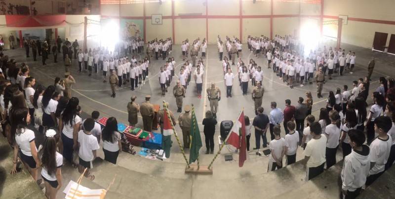 Projeto Fibra Jovem: formatura de encerramento reúne mais de mil alunos em Forquilhinha — foto 2