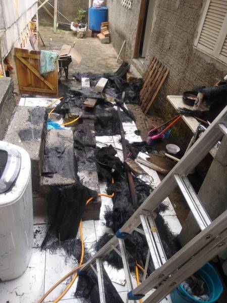 Corpo de Bombeiros é acionado após princípio de incêndio em Criciúma — foto 1