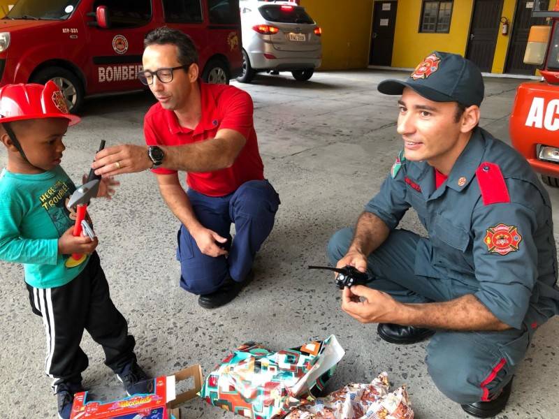 Criança deixa cartinha com pedido especial ao Corpo de Bombeiros de Criciúma — foto 4