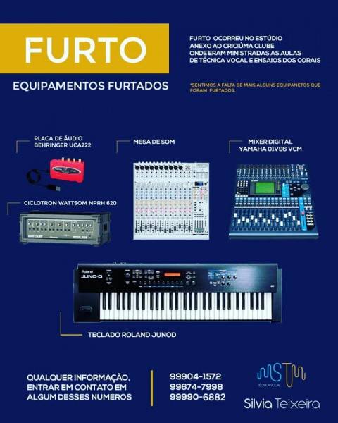 PM recupera notebook furtado em escola de música de Criciúma — foto 1