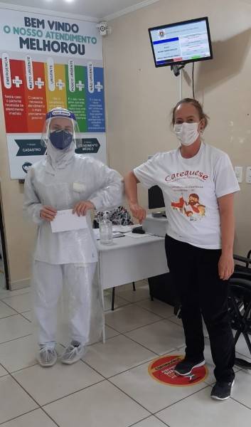 Profissionais da saúde recebem mensagens de apoio e gratidão em Forquilhinha — foto 2