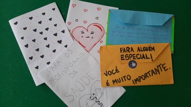 Profissionais da saúde recebem mensagens de apoio e gratidão em Forquilhinha — foto 9
