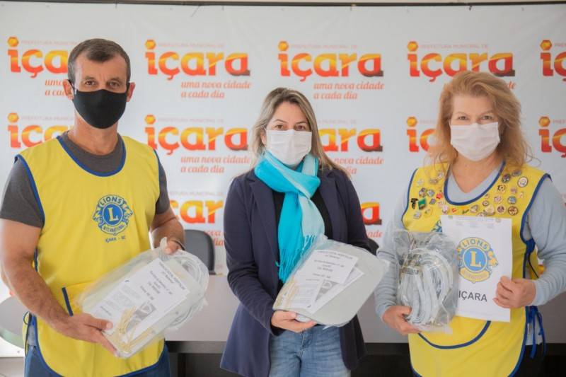 Secretaria de Saúde de Içara recebe doação de 70 máscaras — foto 1