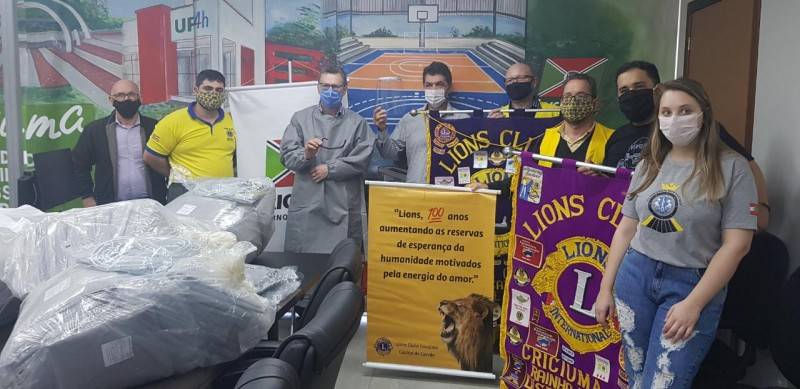 Lions Clube promove a doação de EPI’s em Criciúma — foto 1