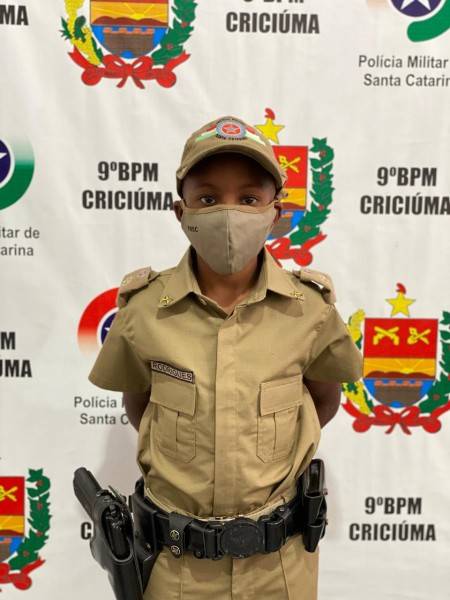 Criciúma: criança realiza sonho de ser policial por um dia — foto 1