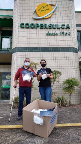 Liga de Doações Conecta SC entrega mais de 20 mil máscaras no Sul do estado — foto 5