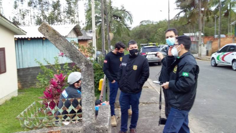 Polícia Civil de Turvo faz reprodução simulada de feminicídio — foto 2