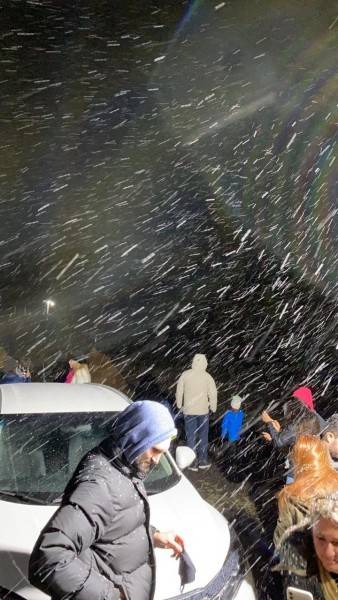 Turistas registram neve em São Joaquim e Bom Jardim da Serra — foto 1
