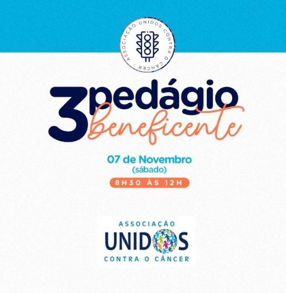 ONG Unidos Contra o Câncer está cadastrando voluntários para pedágio beneficente — foto 1