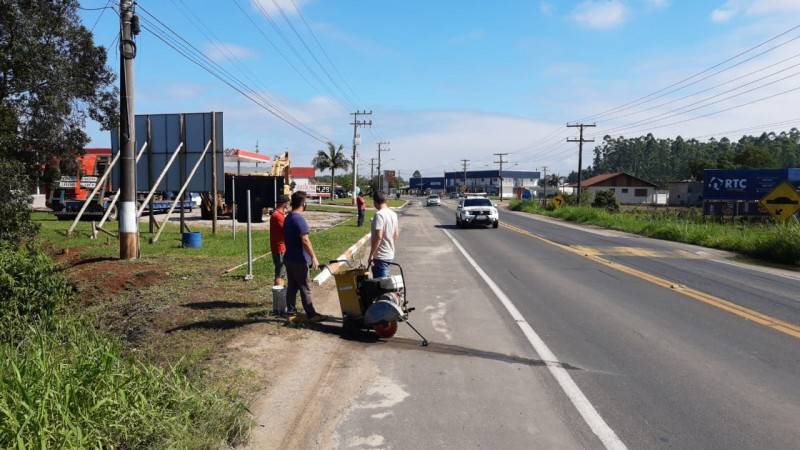 SC-445 será interditada para obras de drenagem pluvial — foto 1