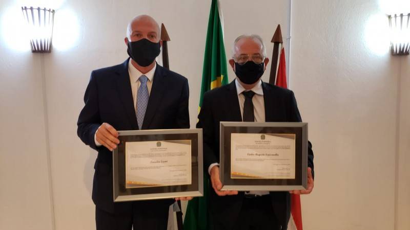Prefeito, vice e vereadores eleitos de Balneário Arroio do Silva são diplomados — foto 1