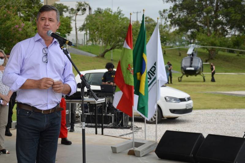 Cerimônia oficializa início do Serviço Aeromédico na região Sul de Santa Catarina — foto 2