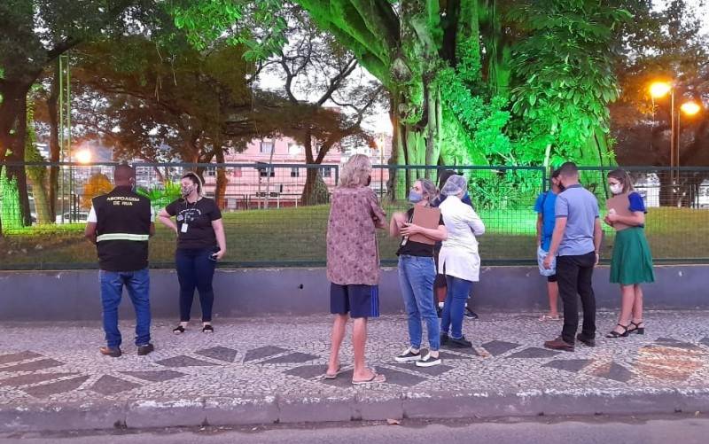 Testes rápidos são aplicados em moradores de rua de Criciúma — foto 1