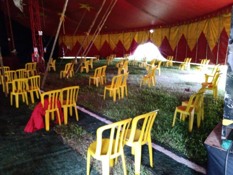 Vigilância Sanitária vistoria circo instalado em Sombrio — foto 4