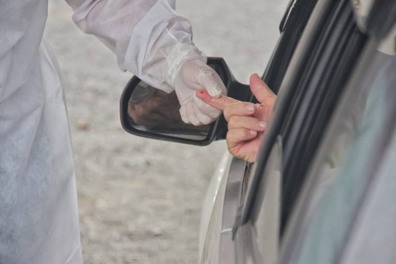 Nova Veneza realiza quase 800 testes rápidos em drive-thru — foto 2
