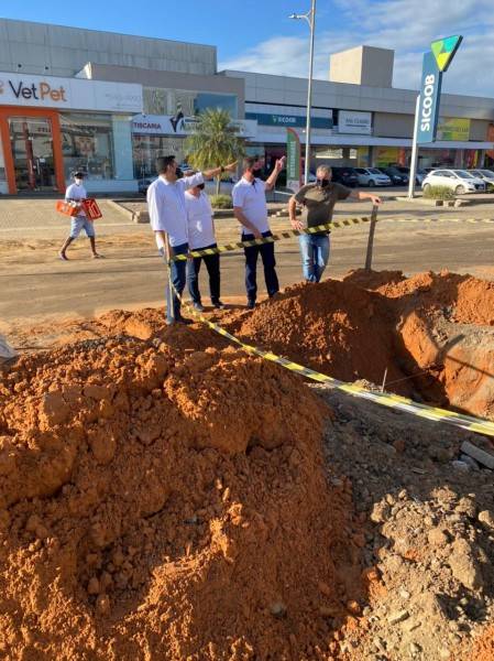 Vereadores da Comissão de Obras fiscalizam trabalhos do binário da Santos Dumont — foto 2