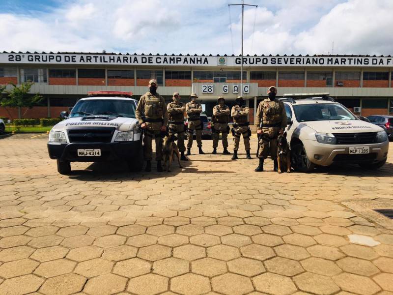 Policiais militares de São Bento do Sul participam de treinamento com equipe do K9 de Criciúma — foto 5