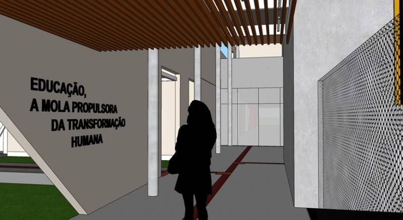 Prefeitura de Criciúma apresenta projeto arquitetônico de nova escola no bairro São Defende — foto 1