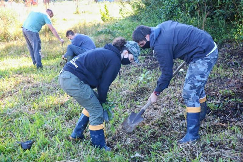 Fundave realiza plantio de mudas no Parque Natural Municipal Xokleng — foto 8